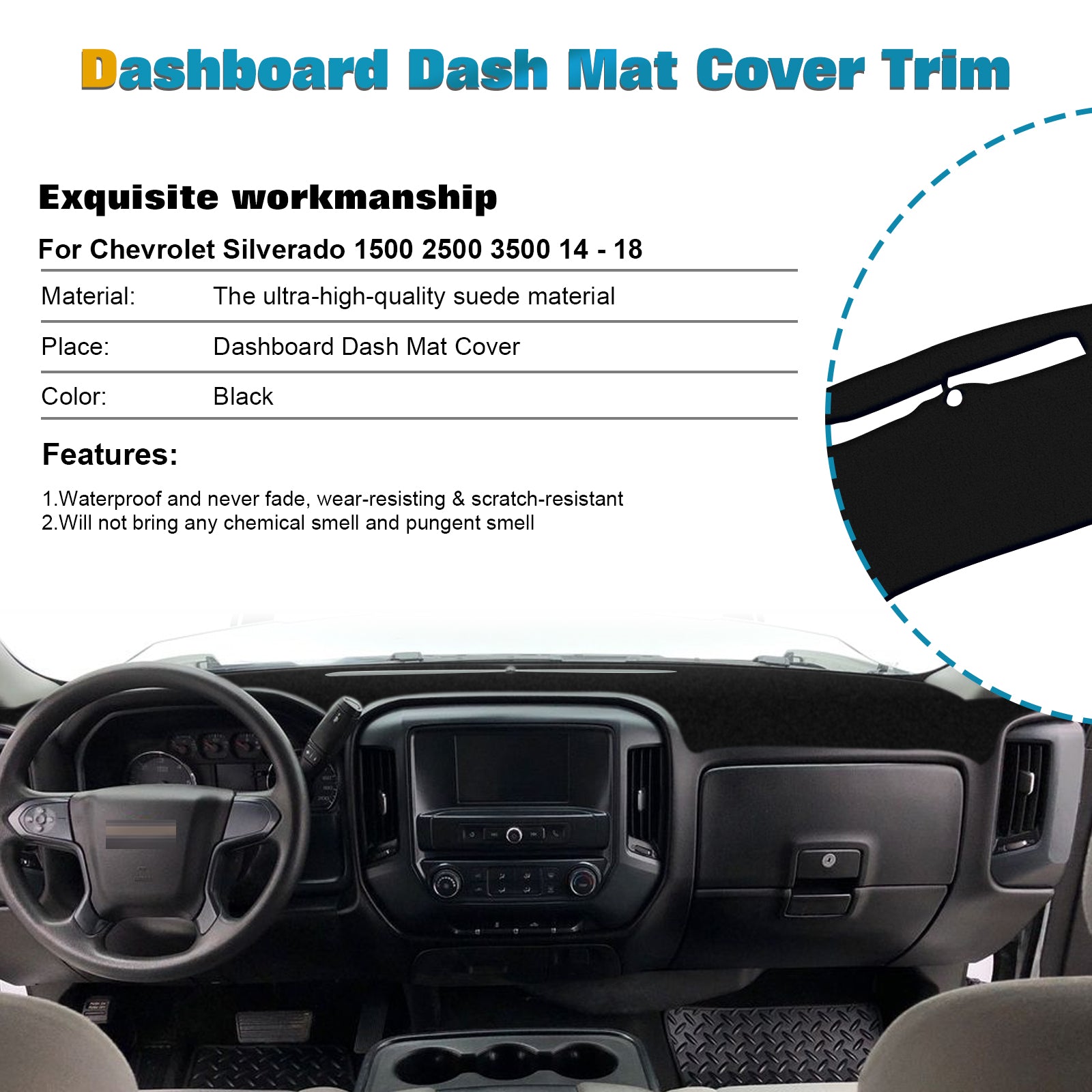 Chevy Silverado 1500 Dashboard Covers & Dash Mats