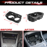 Center Console Dual Water Cup Holder For Mercedes Benz C E Class W205 X205 X253