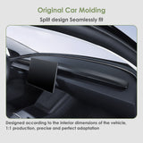 2pcs/Set Dashboard Panel Wrap Decor Cap for Tesla Model 3/Y Highland Juniper