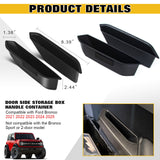 Door Side Storage Box Handle Organizer Kit For Ford Bronco 4 Doors 2021-2025