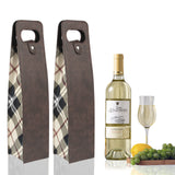Portable Bottle Wine Gift Bag Champagne Beer Holder for Picnic Party, Christmas