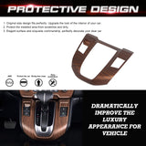 Interior Peach Wood Grain Center Gear Shift Panel Cover For Honda CR-V 17-2022