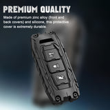 x xotic tech Mech Style Heavy Metal Key Fob Cover Compatible with PCX 150 Hybrid X-ADV SH125 Scoopy Forza 125 300 2016-2018 Super Cup 2020 2021, Zinc Alloy Key Case Protector Shell Keychain