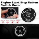 Keyless Engine Push Start Button & Surrounding Ring For Dodge Charger Challenger