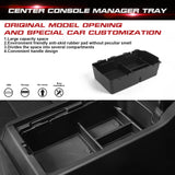 2x Center Armrest Box Hidden + Lower Storage Organizer For Honda Civic 2022-up