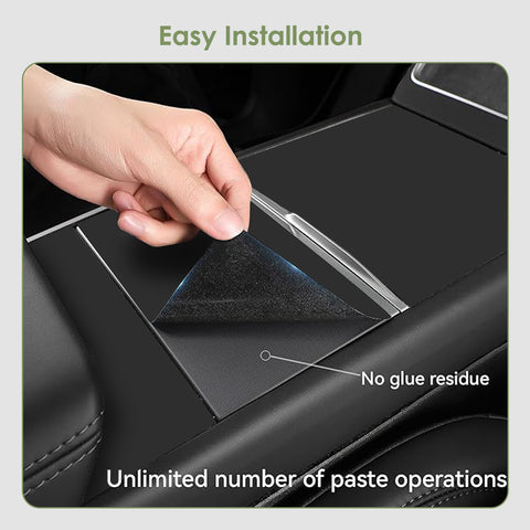 Center Console Wrap Cover Kit For Tesla Model 3 Highland Model Y Juniper 2025+
