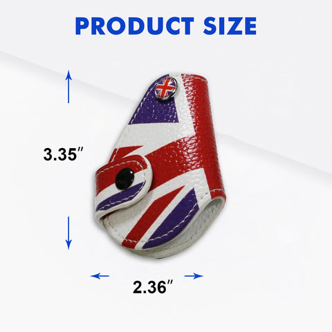 x xotic tech Union Jack UK Flag Style Key Fob Cover Holder Protector Compatible with MINI Cooper R55 R56 R57 R58 R59 R60 R61 F56 F55 F54 F57 F60 Smart Key