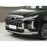 Glossy Red Front Fog Light Air Inlet Cover Trim For Hyundai Palisade 2023-2025