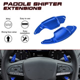 Sport Blue Aluminum Gear Paddle Shifter Extender Cover For Cadillac XT4 2019+