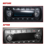 Rear Radio Volume Knob+AC Climate Button Sticker For Chevy Silverado GMC Sierra