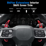 Aluminum Paddle Shifter Extension Decoration Cover For Ford Mustang 2024-2027