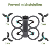 x xotic tech Propellers Replacement Compatible with DJI Avata 2, 3032S Low-Noise Spare Blades Props Wings Drone Accessories(4PCS)