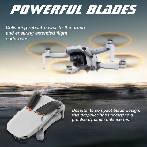 x xotic tech Mini Propellers Replacement Low-Noise and Quick-Release Blades Props Compatible with Mini 2 SE/Mini SE/Mini 2/Mini 4k Drone Screws