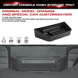 Black Center Console Dashboard Insert Container w/ Rubber Pad For Honda CRV 2023