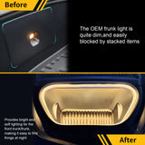 For Tesla Model S X 2021-2024 Front Trunk Led Flexible Ambient Lights Decoration