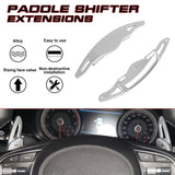 2x Aluminum Red Steering Wheel Paddle Shifter Extensions For Hyundai Genesis G70