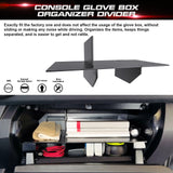 Interior Center Console Glove Box Storage Container Holder Tray Organizer Divider, Compatible with Toyota Tacoma 2016-2023