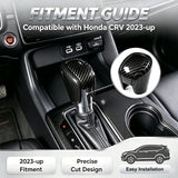 Gear Shifter Head Trim Shell Sticker Accessories For Honda Civic Accord CR-V