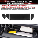 Center Console Glove Box Divider Storage Organizer Tray For Toyota RAV4 2019-23