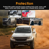 x xotic tech Mud Flaps Splash Guard Compatible with Chevrolet Colorado Z71/WT/LT 2023 2024 2025 2026 Front & Rear Mudguards Fender Flare Dirt Slush Trap Protector Set Pickup Truck Accessories(4PCS)