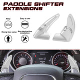 Black Forged ABS Paddle Shifter Extension For Dodge Charger Chrysler 300 2015-21