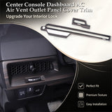 Wood/ Carbon Look Dashboard Air Vent Outlet Stripe Cover For Honda CRV 2023-2027