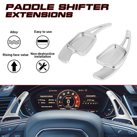 ABS Paddle Shifter Extension For Audi A3 A4 Q7 S3 2017-up S4 TT