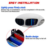 Tri-Colored Front Center Kidney Grille Strips Clip Cover For BMW X5 E53 2004-06
