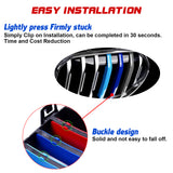 Tri-Colored Front Kidney Grille Strips Clip Cover For BMW 2 Series F44 2021-2024
