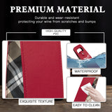 Portable Bottle Wine Gift Bag Champagne Beer Holder for Picnic Party, Christmas