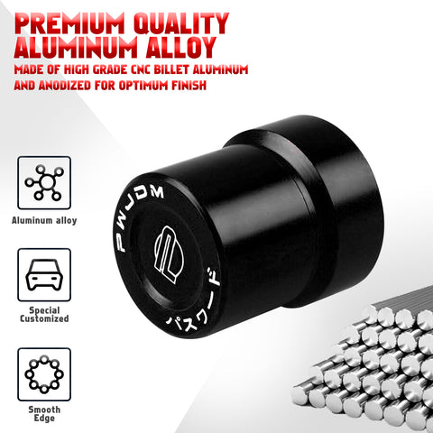 JDM Style Hood Vent Spacer Risers VTEC Solenoid Valve Cover Cap For Honda Acura