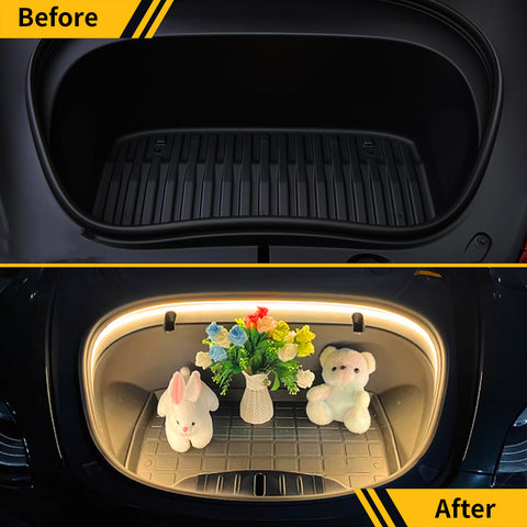 For Tesla Model 3 2018-2020 Front Trunk Led Flexible Ambient Lights Decoration