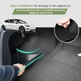 Rear Trunk Storage Bins Side Box with Lids For Tesla Model 3 Highland 2024-up