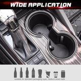 Black Center Console Dual Water Cup Holder Insert For Toyota Camry 2018-2024