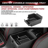 For Kia Forte 2019-2023 Armrest Secondary Storage Box Organizer w/ Antislip Mat