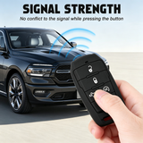 Black Soft Silicone 5 Button Remote Key Fob Cover Case for RAM 1500 2500 3500