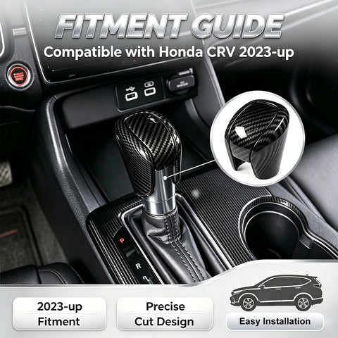 Gear Shifter Head Trim Shell Sticker Accessories For Honda Civic Accord CR-V