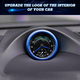 Sporty Blue Dashboard Center Clock Ring Cover For Porsche Cayenne 911 2012-up