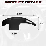 Black Aluminum Paddle Shifter Extension Cover Kit For Ford Mustang 2015-2023