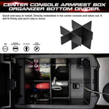 Interior Center Console Armrest Box Storage Container Holder Tray Organizer Divider, Compatible with Toyota 4Runner 2010-2023