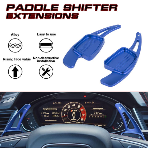 ABS Paddle Shifter Extension For Audi A3 A4 Q7 S3 2017-up S4 TT
