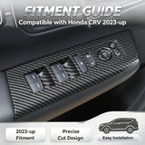 Wood/ Carbon Look Window Control Panel Cover Switch Trim For Honda CRV 2023-2027