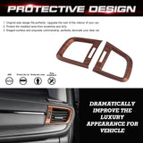 Peach Wood Style Side AC Vent Outlet Frame Cover Trim For Honda CR-V 2017-2022