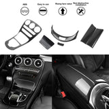 Console Gear Armrest Box Release Button Panel Cover Decor For Mercedes W205 W253