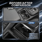 Wood/ Carbon Style Console Cup Holder Frame Trim Accessories For Honda CRV 23-up