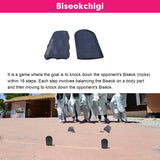 x xotic tech Gonggi Korean Game, Korean Folk Game Set, Korean Traditional Play Game- Jebi chagi, Gong-gi, Biseokchigi, Paeng-y, DDAKJI, Family Travel Party Games