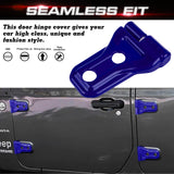 x xotic tech Door Hinge Cover Trim Decoration Exterior Accessories Compatible with Jeep Wrangler JL JLU 2018-up & Gladiator JT Truck 2020-up (8Pcs)