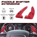 Black Forged ABS Paddle Shifter Extension For Dodge Charger Chrysler 300 2015-21