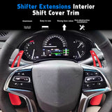 Aluminum Paddle Shifter Extension Decoration Cover For Cadillac XTS 2013-2019