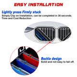 Tri-Colored Front Center Kidney Grille Strips Clip Cover For BMW X3 G45 2025-up